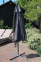 PimXL Zweefparasol - Ø300 cm - Antraciet