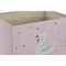 Decoratieve Doos DKD Home Decor Multicolour Natuurlijk Licht Roze Hout Zwaan 39 x 26 x 31 cm