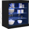 vidaXL - Sideboard - met - LED-verlichting - Zwart - Eiken - 60,5x37x67 - cm