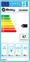 Conventionele Afzuigkap Balay 3BC066MX 60 cm 590 m3/h 69 dB 220 W