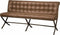 Tower living Barcelona bench 155 - fabric cherokee 9 brown