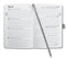 Sigel agenda 2024 - Jolie Feel - A5 - hardcover - 7 dagen / 2 pagina's - pearl grey - SI-J4403