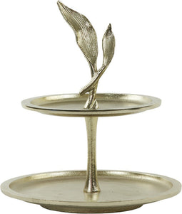Light & Living - Etagere FOGLIA - Ø30x36cm - Goud