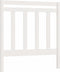 vidaXL - Hoofdbord - 96x4x100 - cm - massief - grenenhout - wit