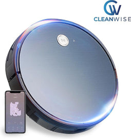 CleanWise D5 Pro - Robotstofzuiger met dweilfunctie - 2700Pa zuigkracht - Zwart