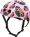 Mini Hornit Lids - Fietshelm voor Kinderen - LED achterlicht - Pug Puppies (S)