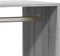 vidaXL - Kledingkast - 77x48x102 - cm - bewerkt - hout - grijs - sonoma - eikenkleurig