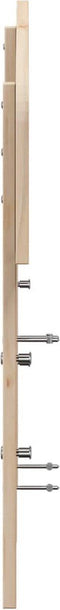 vidaXL - Hoofdbord - 140 - cm - massief - grenenhout