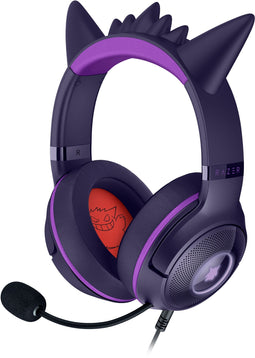 Razer Kraken Kitty V2 - Hoofdtelefoon met microfoon - Achtergrondverlichting - Paars