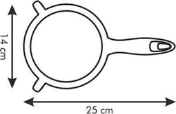 Tescoma Presto Zeef - Ø 14cm - Rood