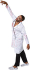 Dressforfun Griezelige Dokter S - Verkleedkostuum Halloween - Bloedbesmeurde Jas en Lange Broek