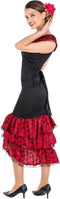 dressforfun - vrouwenkostuum Spaanse Antonia Lopez XL - lange jersey-stretchjurk - rood