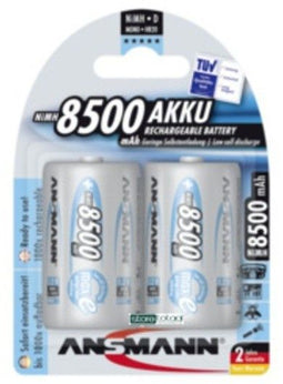 Ansmann 8500mAh maxE - Ni-MH Batterij - Laag zelfontlading - Oplaadbaar