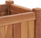 vidaXL - Plantenbak - verhoogd - 30x30x30 - cm - massief - teakhout