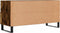 vidaXL - Tv-meubel - 102x36x50 - cm - bewerkt - hout - gerookt - eikenkleurig
