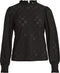 Vila Vikawa - Blouse L/s - Opstaande kraag - Zwart (2022)