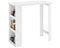SoBuy FWT17-II-W - Bartafel - Hoge Keukentafel voor Kleine Ruimtes - Wit - 112 x 57 x 106 cm