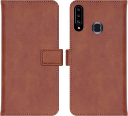 iMoshion Hoesje Geschikt voor Samsung Galaxy A20s Hoesje Met Pasjeshouder - iMoshion Luxe Bookcase - Bruin