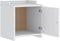 vidaXL - Gangbankje - SANDNES - wit - 45x40x50 - cm - massief - grenenhout