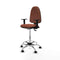 Piqueras y Crespo B1D05RF - Bureaustoel - Hoogteverstelbaar met armleuning - Bruin