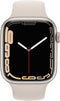 Apple Watch Series 7 - Smartwatch - Zuurstofmeting ECG - Wit (Beige)