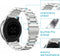 iMoshion Bandje Geschikt voor Samsung Galaxy Watch Active 2 (44mm) / Galaxy Watch Active 2 (40mm) / Galaxy Watch (42mm) / Galaxy Watch 40 mm / Galaxy Watch 3 41mm - iMoshion Stalen bandje - Zilver