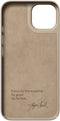 Nudient iPhone 14 - Thin Magnet Hoesje - Schokabsorberend - Zand