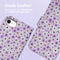 iMoshion Hoesje Geschikt voor iPhone SE (2022) / SE (2020) / 8 / 7 / 6s / 6 Hoesje Met Pasjeshouder - iMoshion Design Bookcase smartphone - Meerkleurig / Purple Flowers