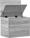 vidaXL - Opbergbox - 60x42x46 - cm - bewerkt - hout - grijs - sonoma - eikenkleurig
