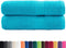 vidaXL - Handdoeken - SOLUND - 2 - st - 600 - g/m² - 50x100 - cm - turquoise