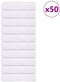 vidaXL - Handdoeken - 50 - st - 50x100 - cm - 360 - g/m² - 100% - katoen - wit