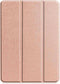 imoshion Tablet Hoes - Geschikt voor iPad Pro 12.9 (2022) / Pro 12.9 (2021) / Pro 12.9 (2020) / Pro 12.9 (2018) - Trifold Bookcase - Rosé Goud