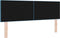 vidaXL - Hoofdbord - met - Knopen - Donkerblauw - 140 - cm - Fluweel