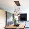 Atmooz - Hanglamp Noury - Industrieel - Woonkamer / Slaapkamer / Eetkamer - Plafondlamp - Zwart - Hoogte 130cm - Metaal
