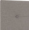 vidaXL - Hoofdbord - Met - Knopen - Taupe - 80 - cm - Stof