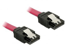 Delock 82674 - SATA kabel - Male/male - 10cm - Rood