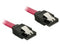 Delock 82674 - SATA kabel - Male/male - 10cm - Rood