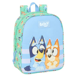 Schoolrugzak Bluey Sisters Groen 22 x 27 x 10 cm