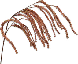 Silk-ka Kunstbloem-Zijde Amaranthus Hang Bruin 114 cm
