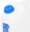 vidaXL - Watertank - met - kraan - 20 - L - kunststof - transparant
