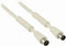 Nedis Coaxkabel - Coax Male naar Coax Female - 120 dB - 75 Ohm - 10 m - Wit