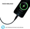 Mobiparts Wall Charger Dual USB-C/USB-A with Lightning Kabel - Zwart
