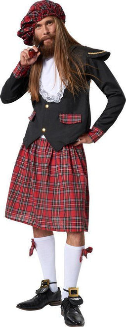 dressforfun - Gedistingeerde Schot L - Kostuum met kilt en jasje - Ruitpatroon