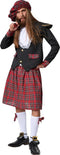 dressforfun - Gedistingeerde Schot L - Kostuum met kilt en jasje - Ruitpatroon