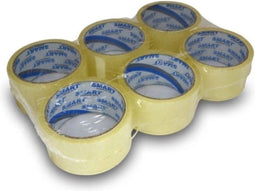 AKRYL SMART zelfklevende verpakkingstape 48/66 6 stuks Transparant