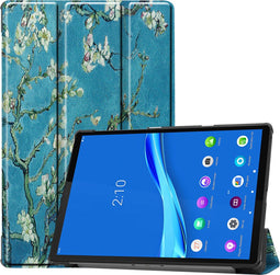 imoshion Tablet Hoes Geschikt voor Lenovo Tab M10 Plus / Tab M10 FHD Plus - imoshion Design Trifold Bookcase - Groen / Meerkleurig /Green Plant