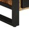 vidaXL - Salontafel - 90x50x36 - cm - massief - ruw - mangohout