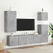 vidaXL - Tv-meubels - 2 - st - wandgemonteerd - 80x30x41 - cm - betongrijs
