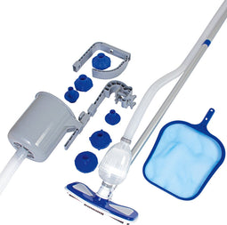 Bestway 58237 - Zwembadreinigingsset - Compleet Onderhoud - Blauw/Wit