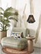 GOOD&MOJO Hanglamp Merapi - Bamboe Zwart - 30x30x30cm - Modern - Hanglampen Eetkamer, Slaapkamer, Woonkamer